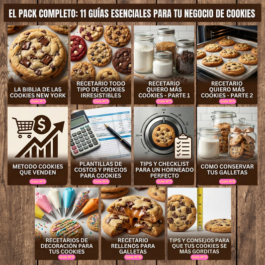 MEGA COOKIES NEW YORK: Crea un Negocio de Cookies Irresistibles