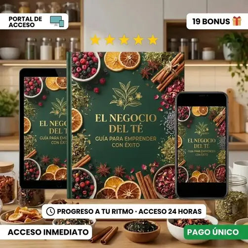 PACK EL NEGOCIO DEL TÉ: Guía Principal + 19 Guías de Regalo